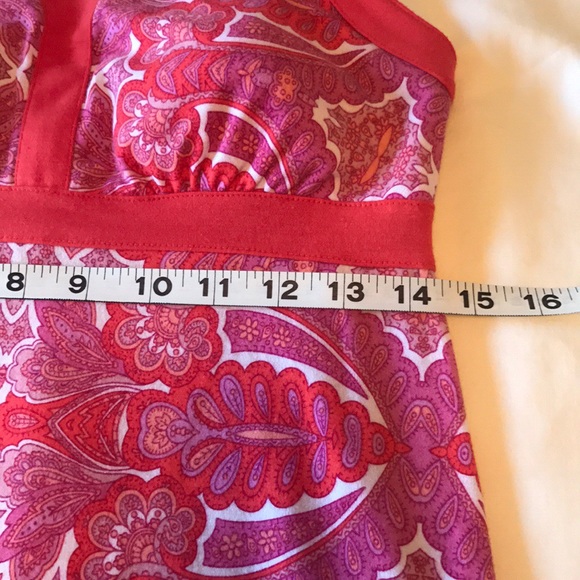 Dakini, Pink Patterned Summer Dress, XS - Picture 4 of 8